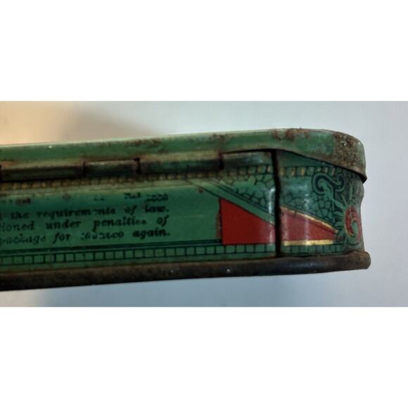 Vintage 1920s Lucky Strike Cigarette Tin Box R A Patterson Tobacco Co XX - Picture 14 of 16
